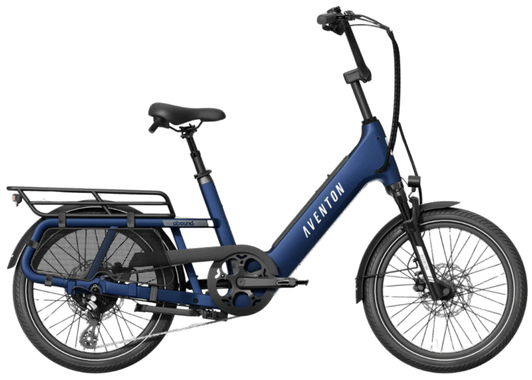 Aventon Abound SR Cargo Ebike – 750W Motor | 97 KM Range | Step-Through Electric Utility Bike