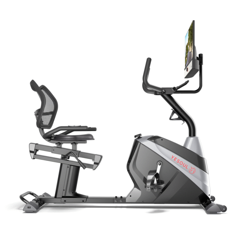 Yesoul J1M Plus Smart Recumbent Bike – 21.5″ HD Screen, Magnetic Resistance