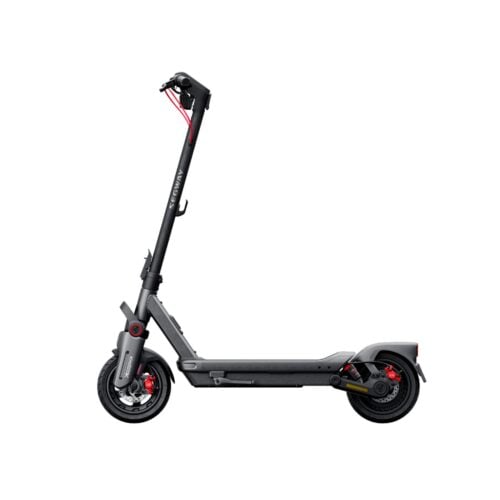 “Ninebot Segway KickScooter Max G3 electric scooter side profile – black with red accents