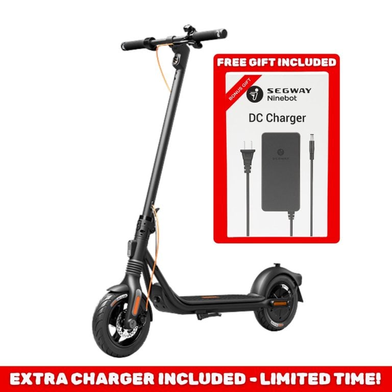 Segway Ninebot F2 Pro electric scooter with free bonus charger included – limited time offer Canada