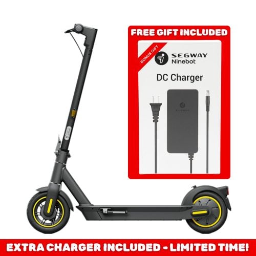 Segway Ninebot MAX G30P electric scooter with free extra charger included – limited time offer in Canada.